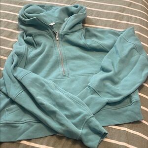lululemon athletica Teal Half-Zip Hoodie